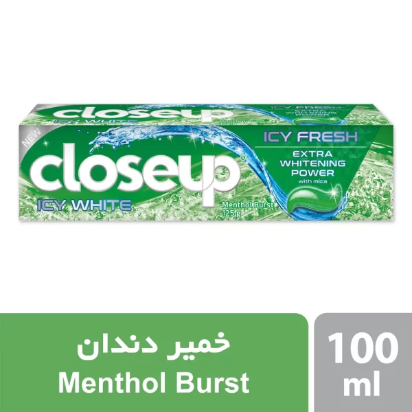خمیر دندان سفیدکننده کلوس آپ مدل Menthol Burst