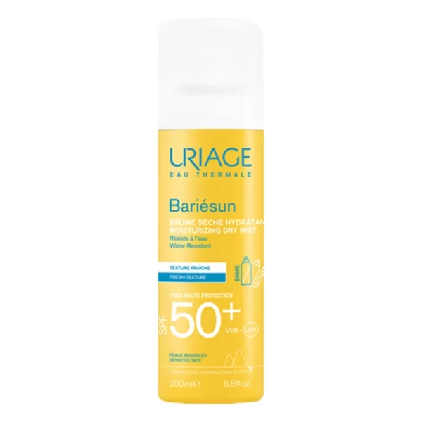 اسپری ضد آفتاب بدون رنگ اوریاژ SPF 50 مدل Bariesun ‌مناسب پوست‌های حساس