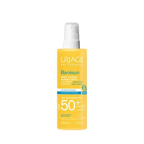 اسپری ضد آفتاب بدون رنگ اوریاژ SPF 50 مدل بریسان